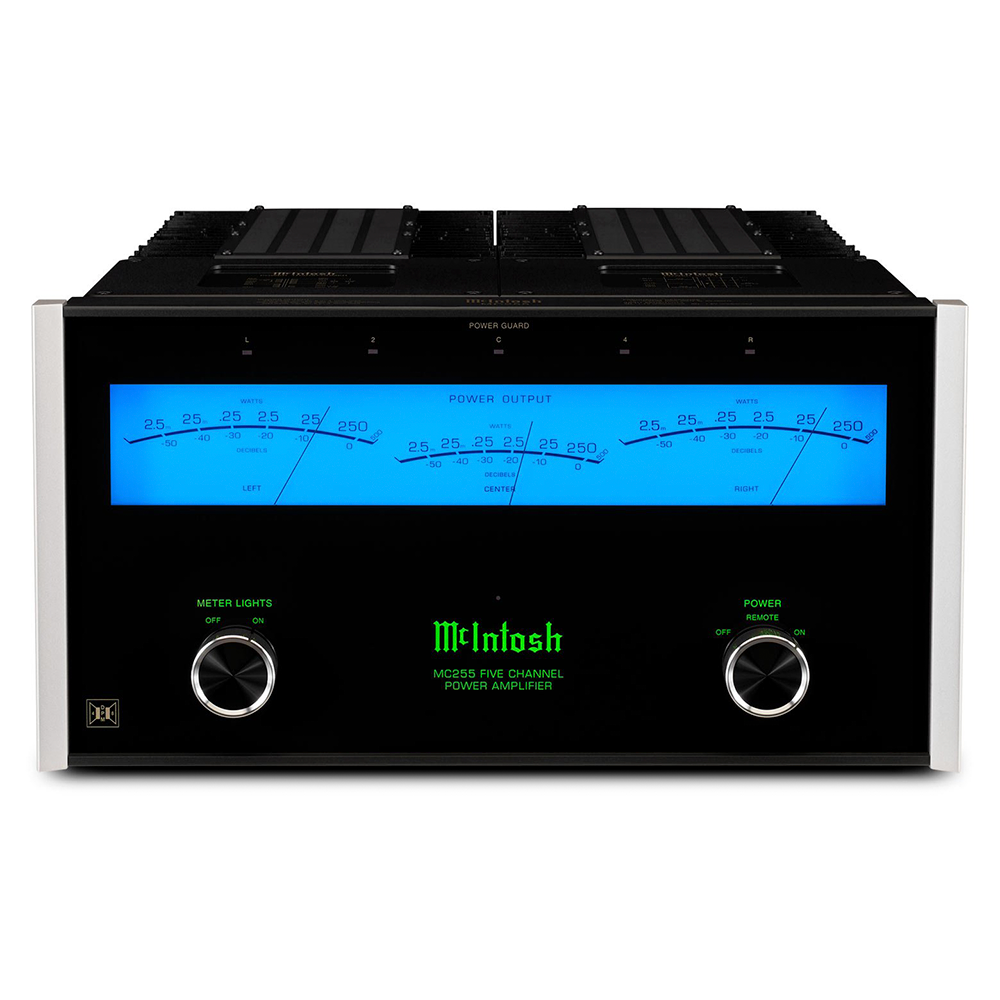 McIntosh MC255 Home Theater Amplifier front