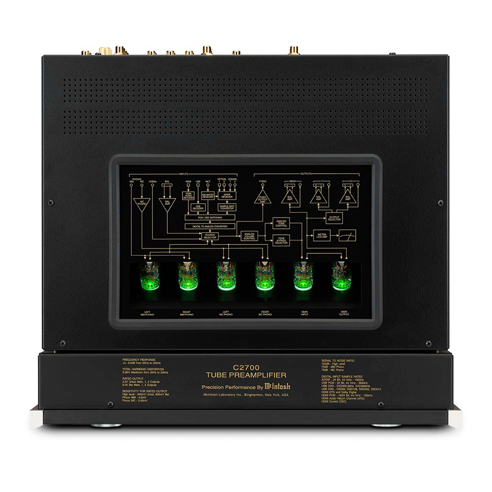 McIntosh C2700 Preamplifier (In-Store Purchases Only & USD Pricing)