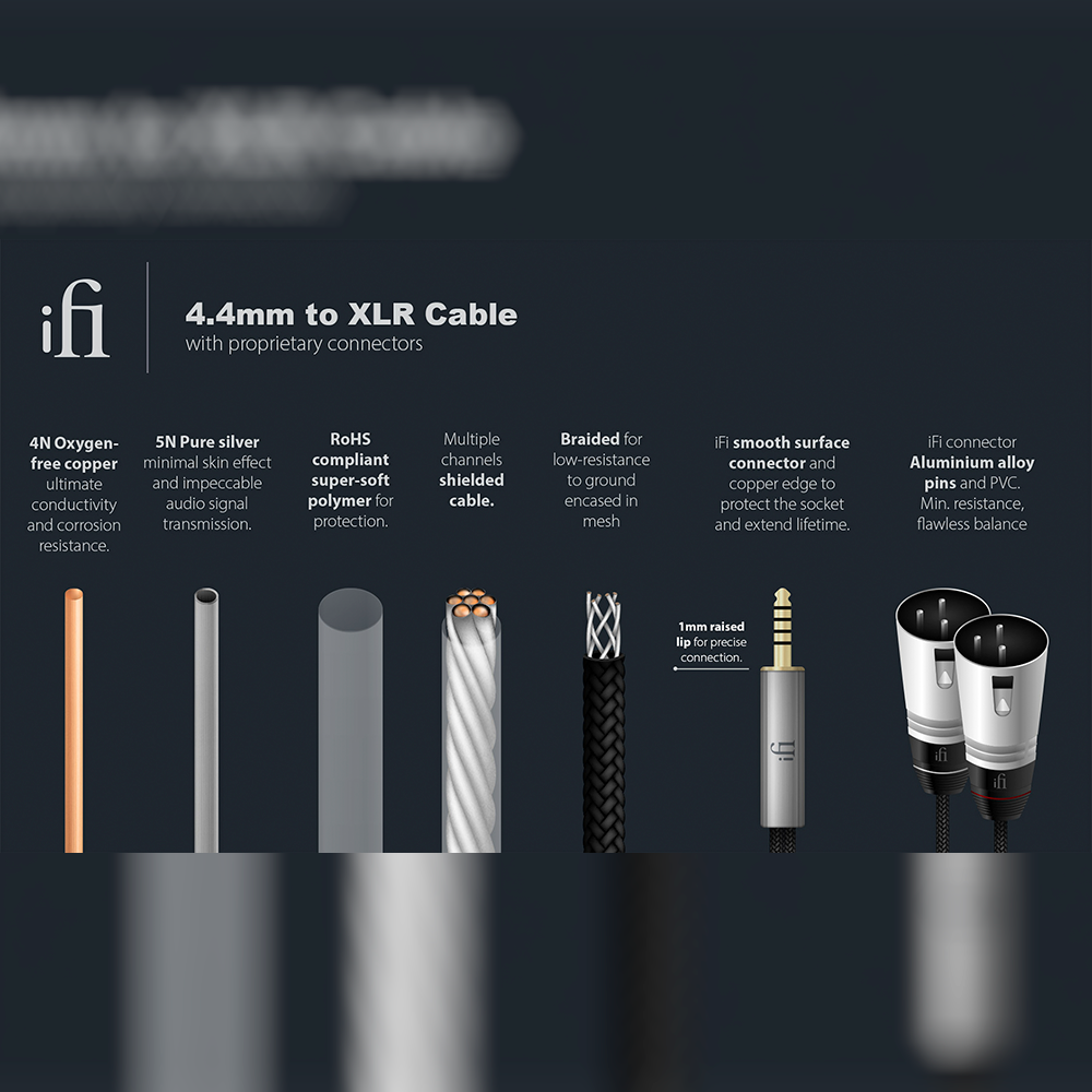iFi 4.4mm to XLR Cable - Single