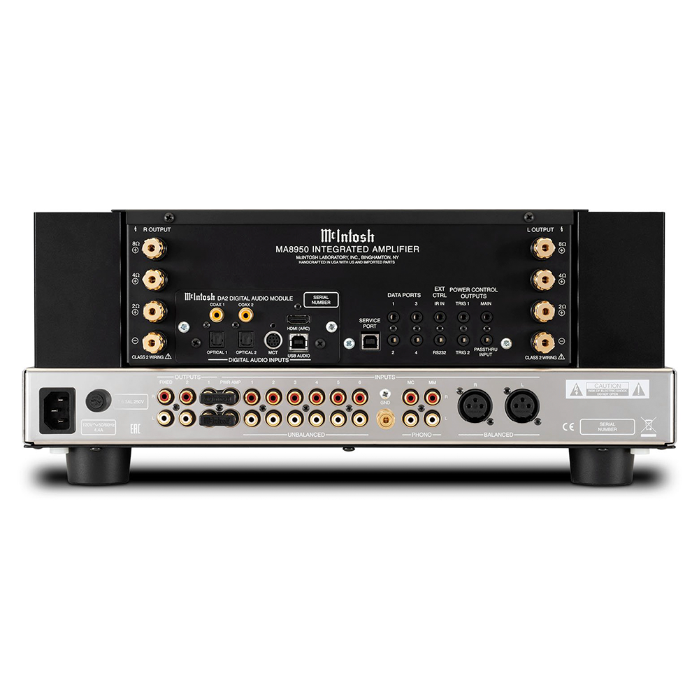 McIntosh MA8950 Integrated Amplifier rear back i/o ports