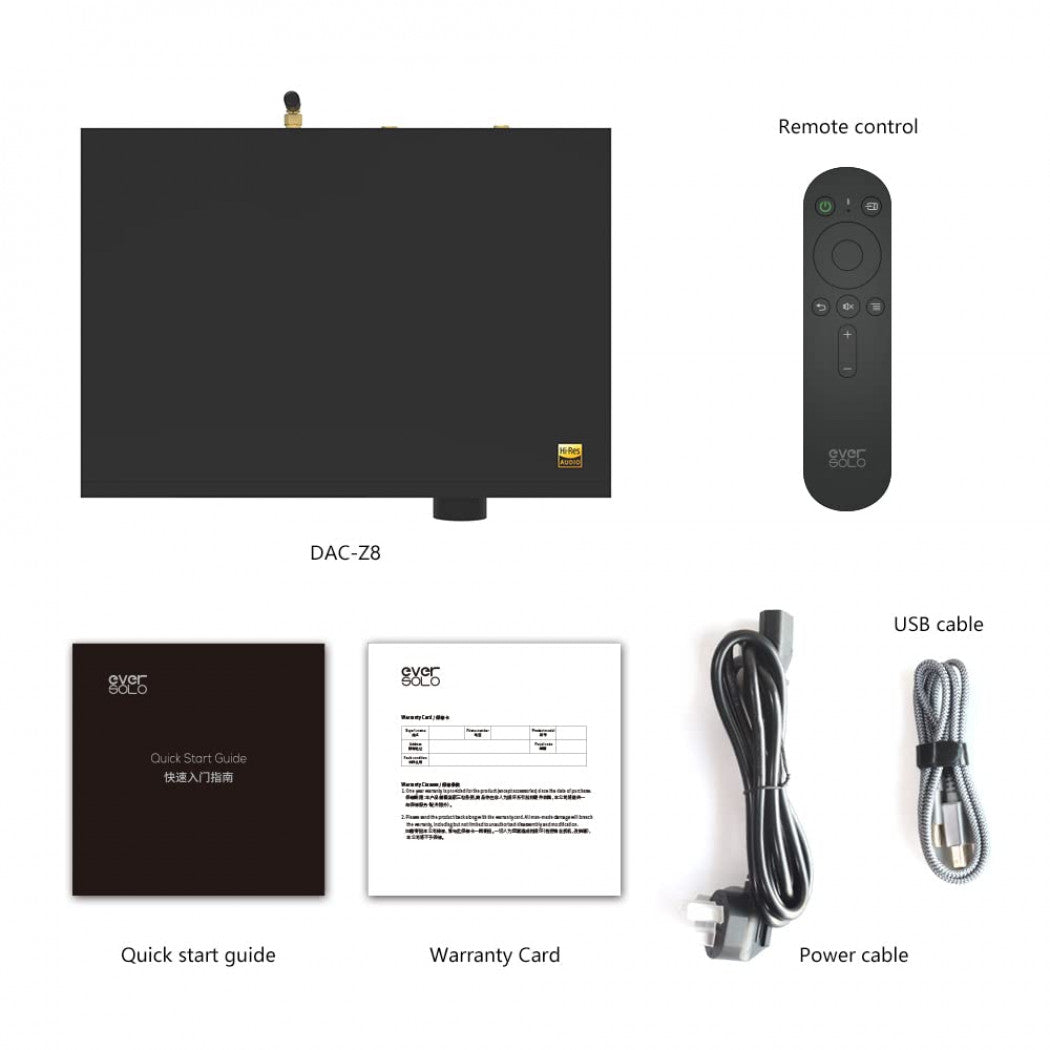 EverSolo DAC-Z8 Digital to Analog Converter with Headphone Amplifier (BACKORDERED)