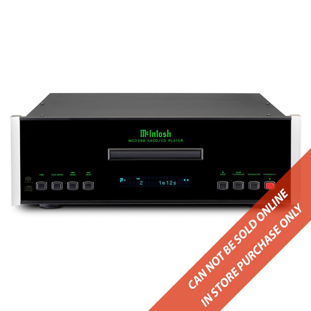 McIntosh MCD350 SACD/CD Player (In-Store Purchases Only & USD Pricing)