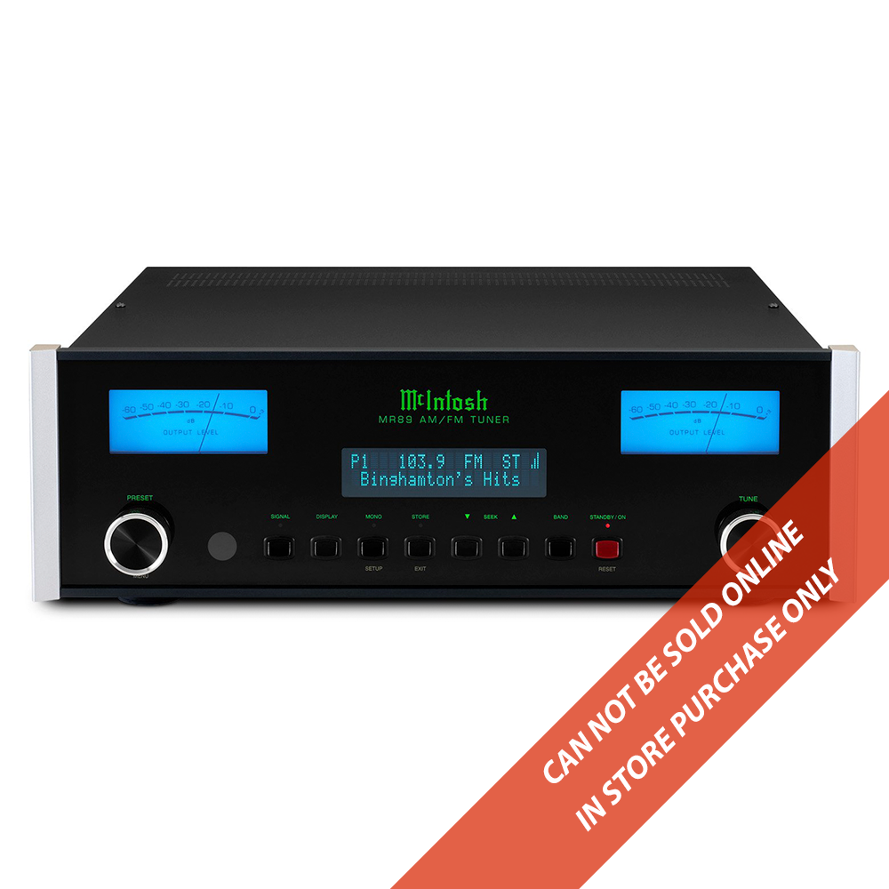 McIntosh MR89 AM/FM TUNER (In-Store Purchases Only)