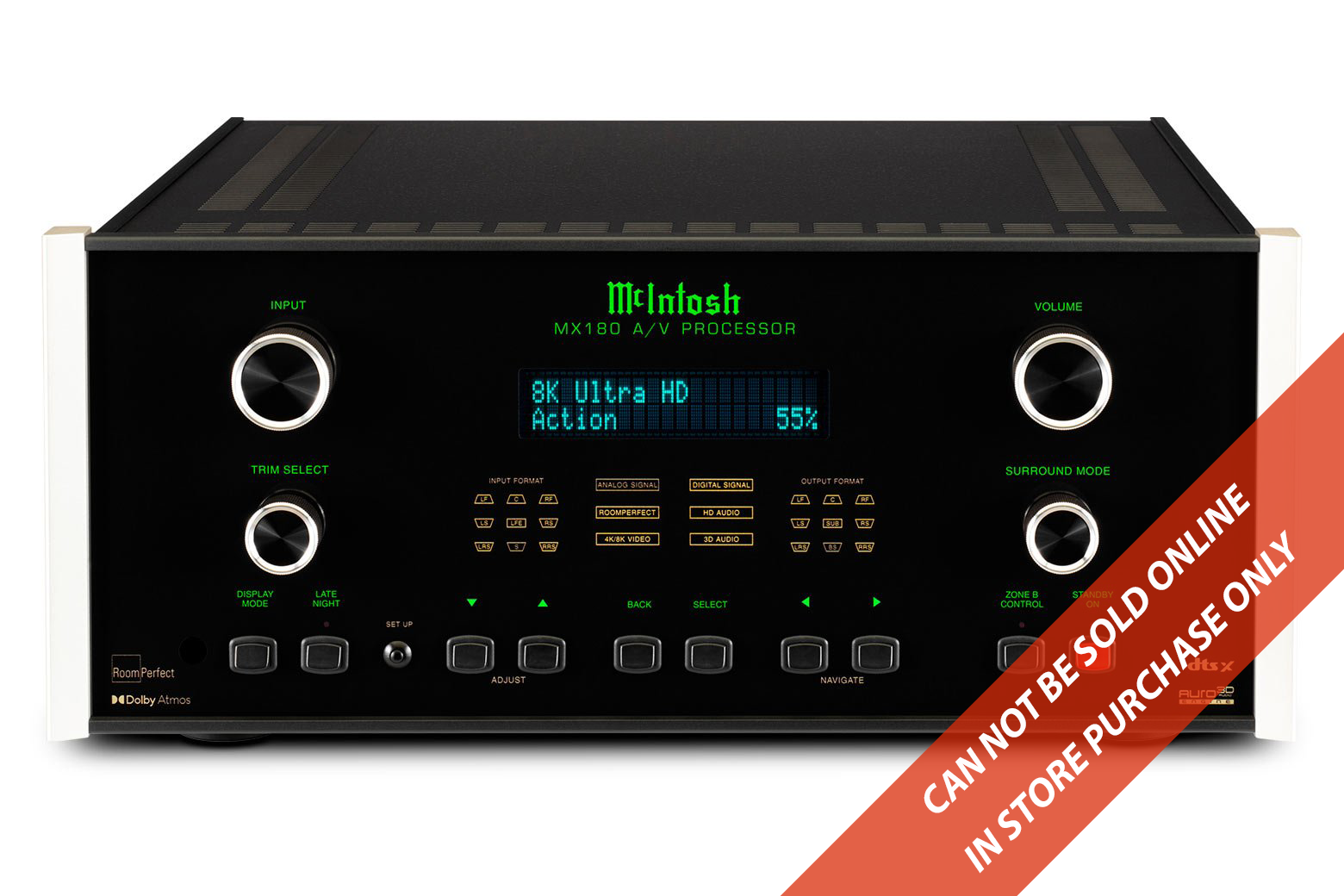 McIntosh MX180  A/V Processor (In-Store Purchases Only）