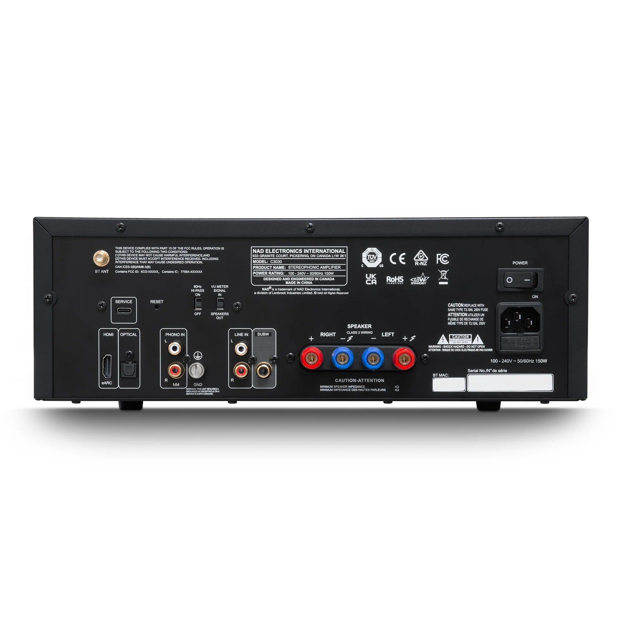 NAD C 3030 Stereophonic Amplifier