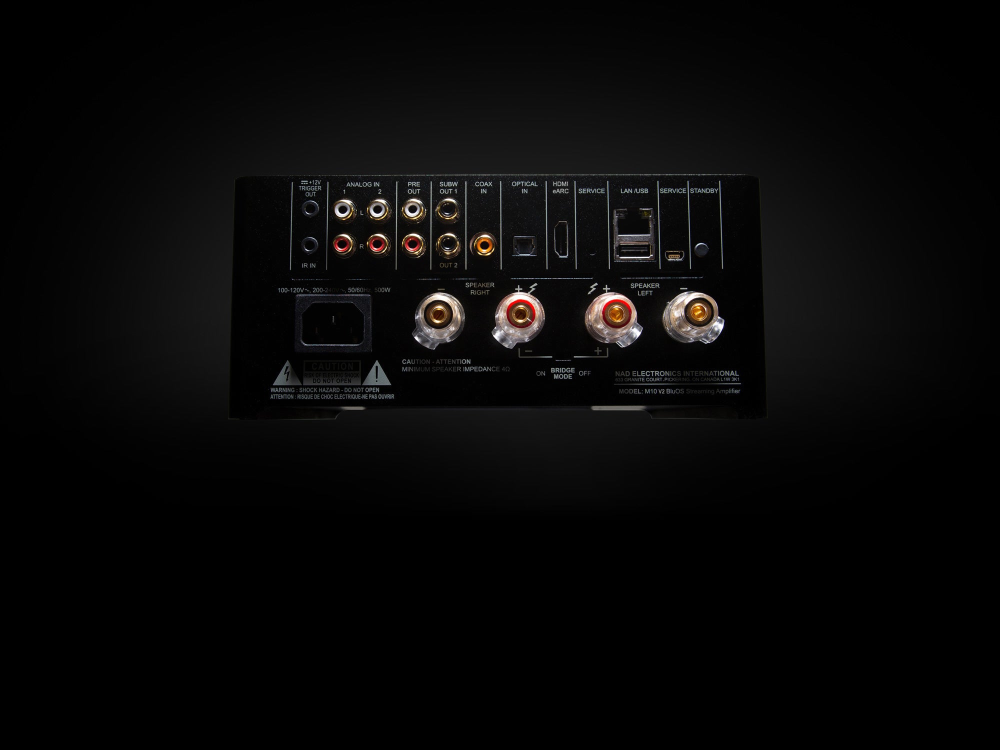 NAD Masters M10 V3 BluOS Streaming Amplifier – Hybrid Digital n Core Amplifier