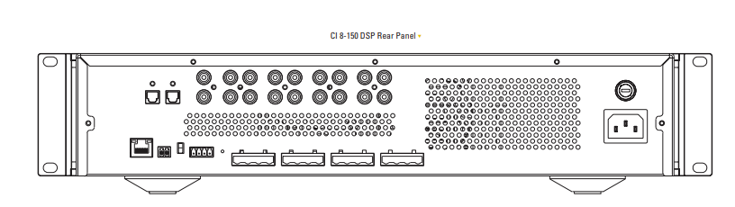 NAD CI 8-150 DSP Multi-Channel DSP, IP-Addressable Distribution Amplifier