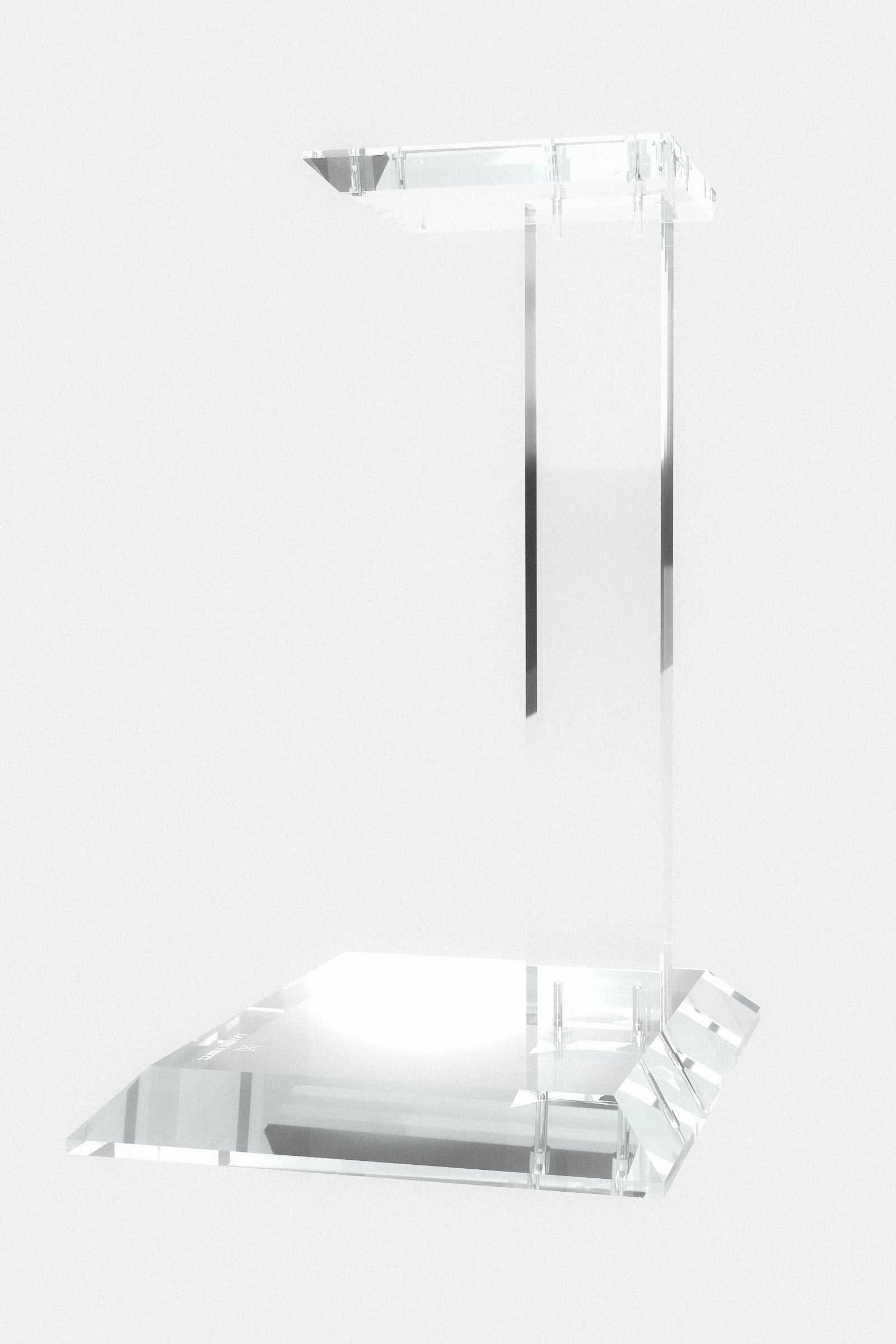 Daniel Hertz Speaker Stand Pair Art Grade European Plexiglass