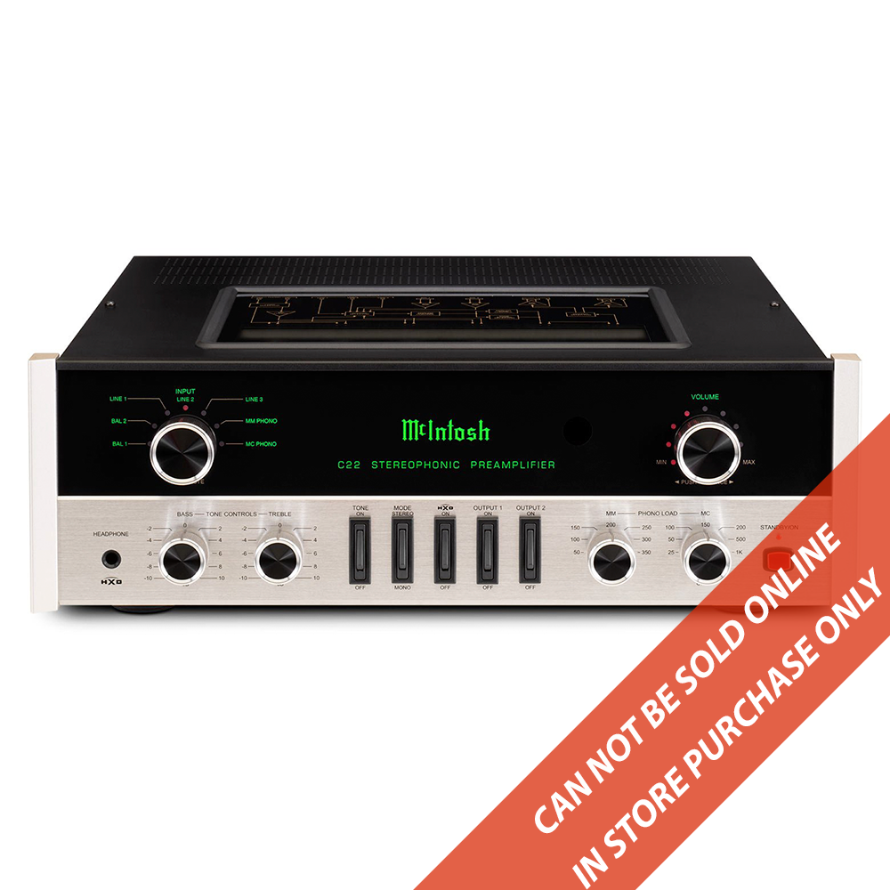 McIntosh C22 Mk V Vacuum Tube Preamplifier | Audio Excellence Canada