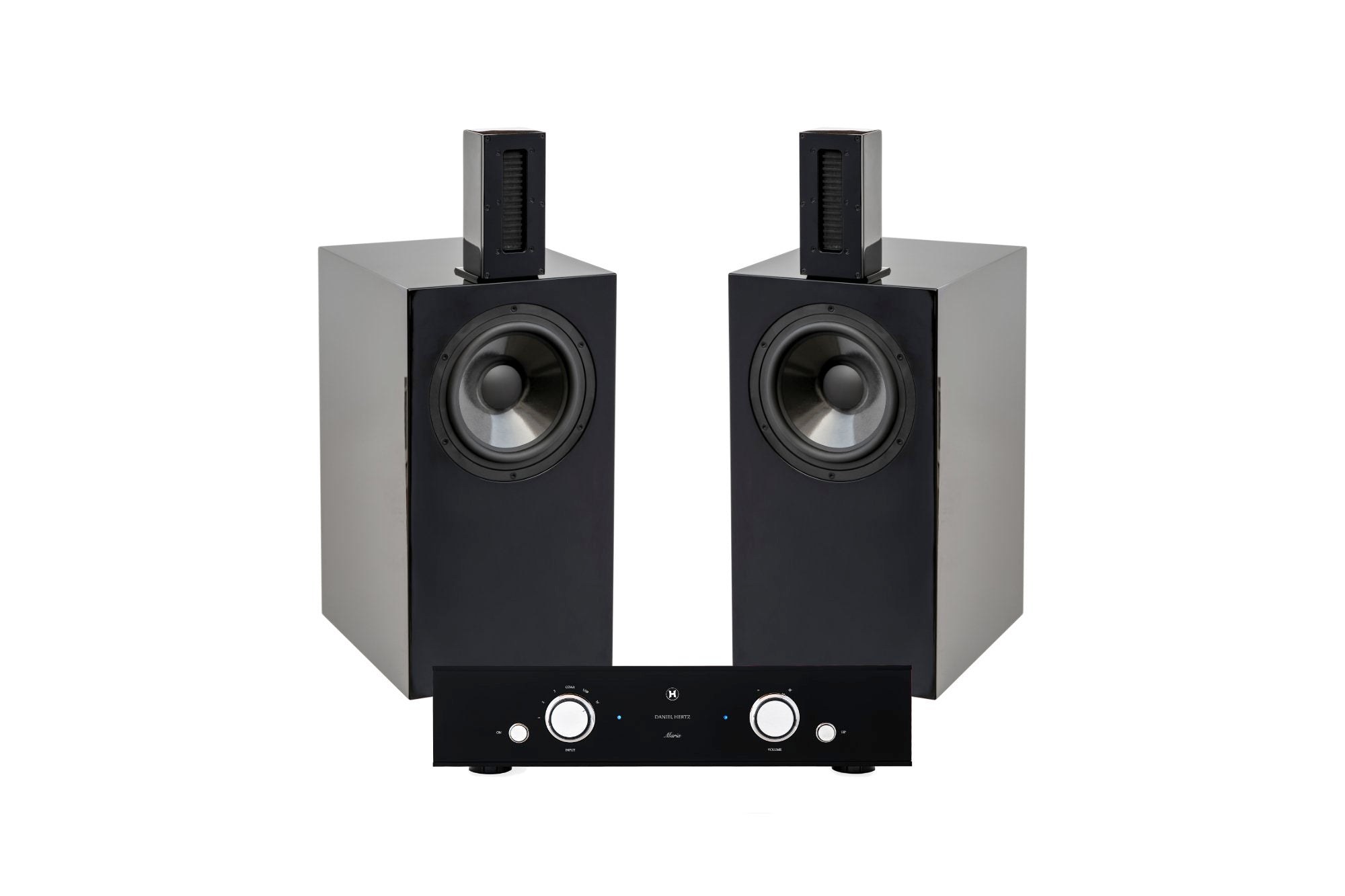 Daniel Hertz Chiara Speakers With Maria 800 Amplifier