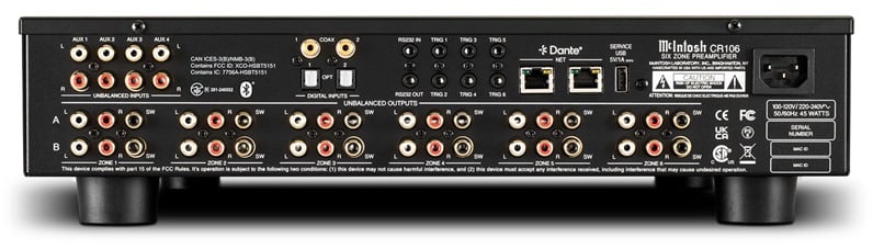 McIntosh CR106 Preamplifier (In-Store Purchases Only)