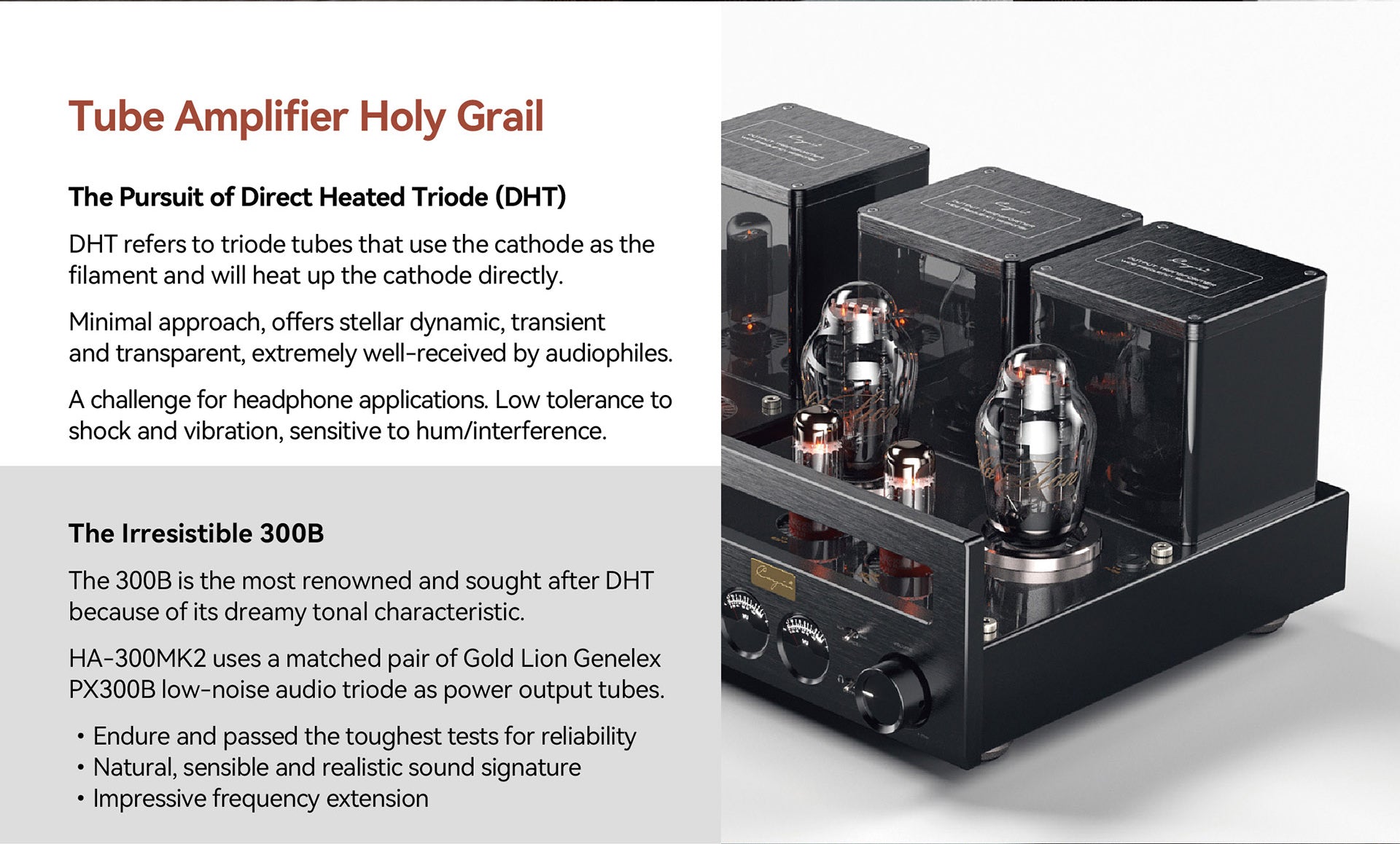 Cayin HA-300 MK3 Flagship tube headphone amp (Call/Email For Availability)