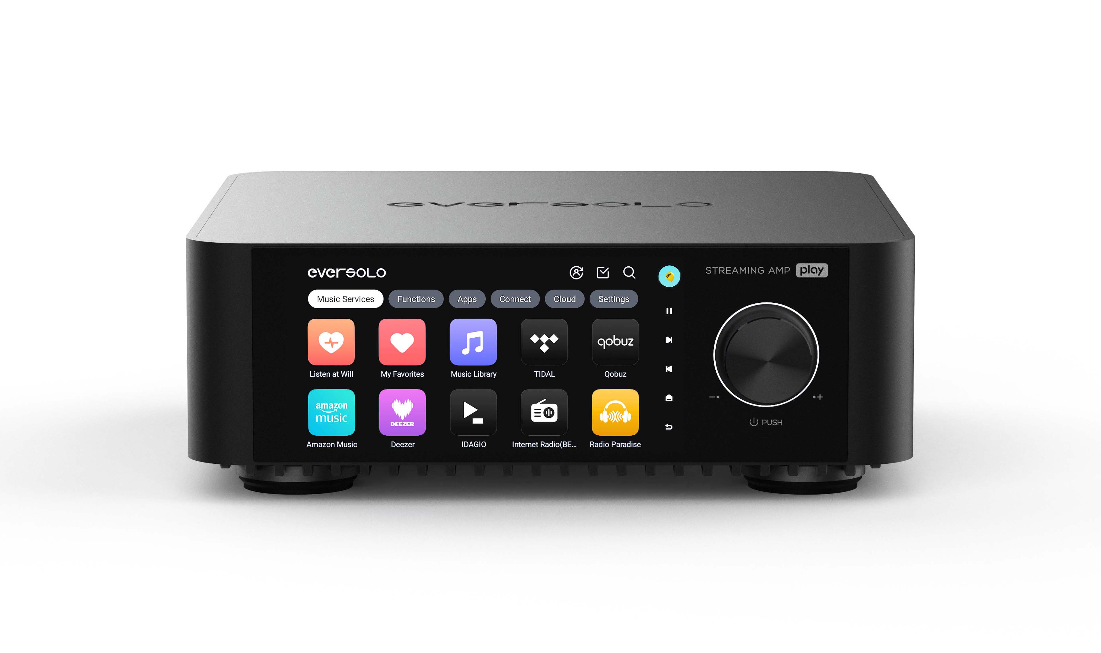 Eversolo Play STREAMING AMP ブラック EverSolo Play Music Streaming Amplifier | Audio Excellence Canada