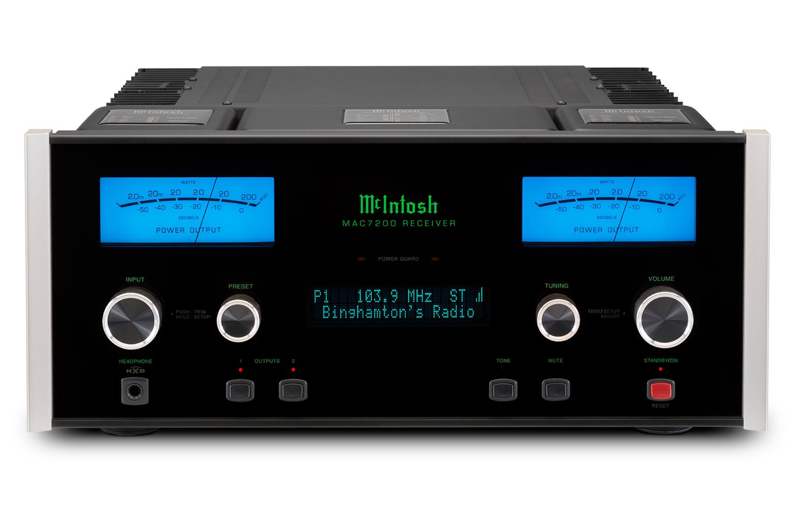 McIntosh MAC7200 Stereo Receiver front