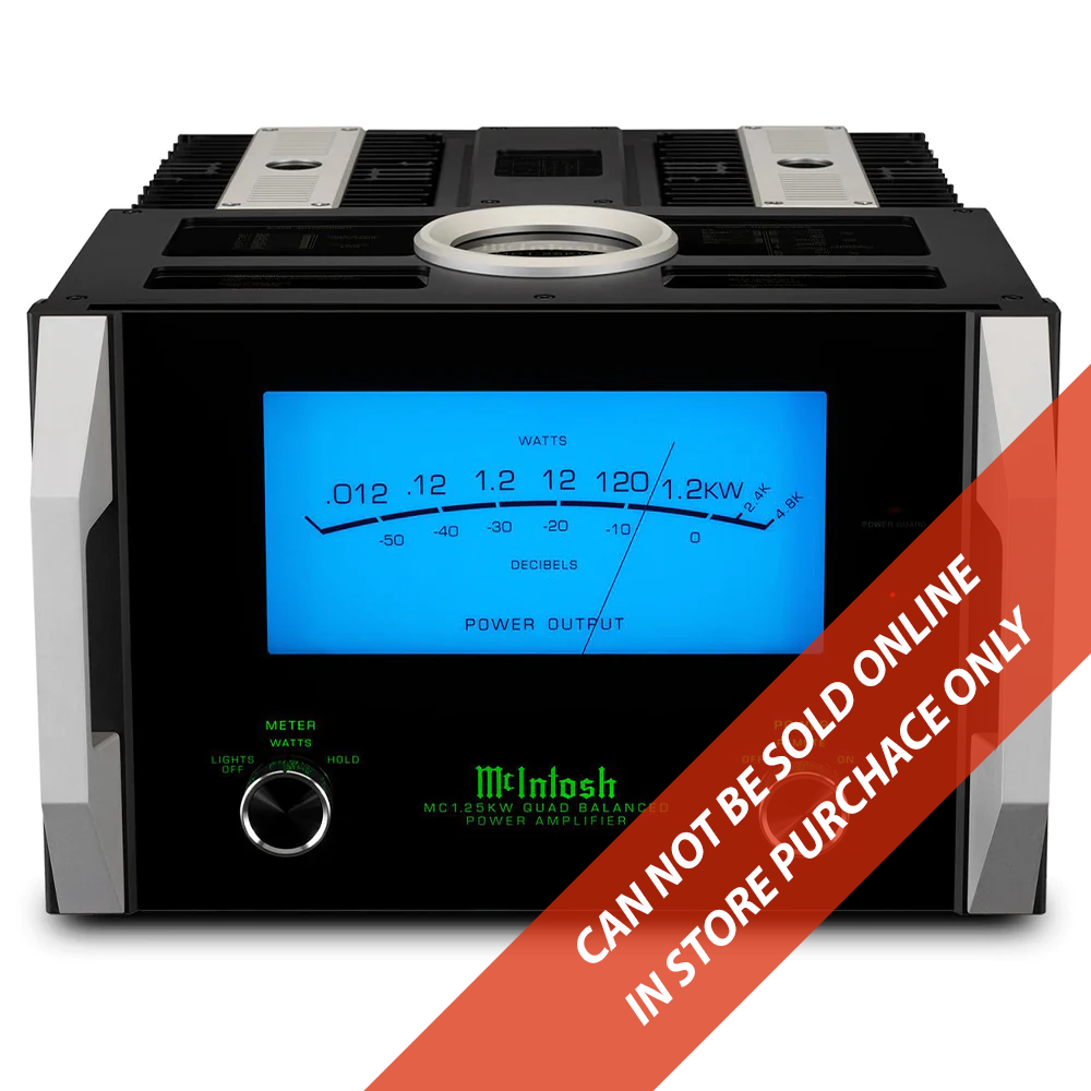 McIntosh MC1.25KW Mono Block Power Amplifier (In-Store Purchases Only & USD Pricing)