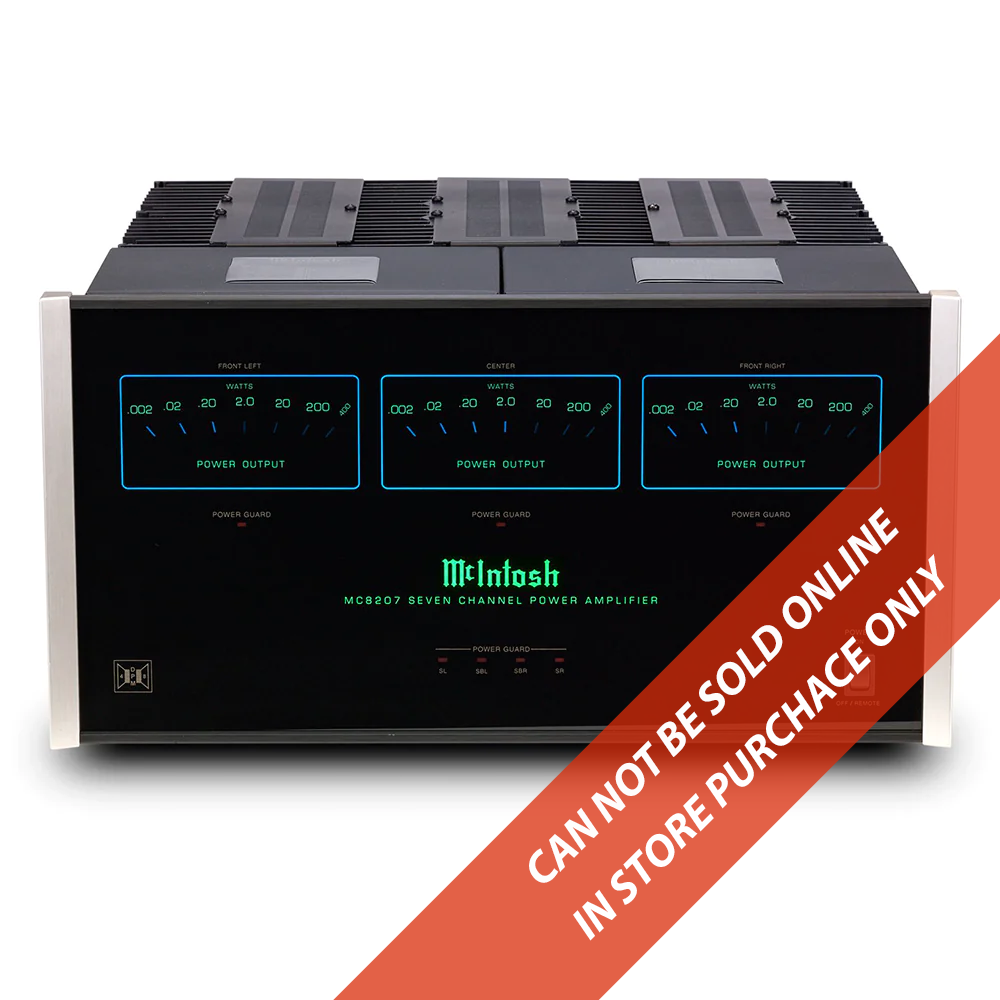 McIntosh MC8207 7-Channel Amplifier (In-Store Purchases Only & USD Pricing)