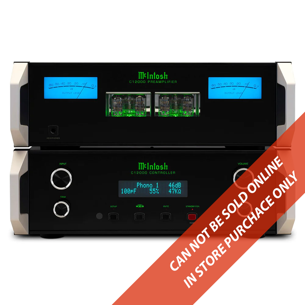 McIntosh C12000 Tube/Solid State Preamplifier (In Store Purchases Only & USD Pricing)