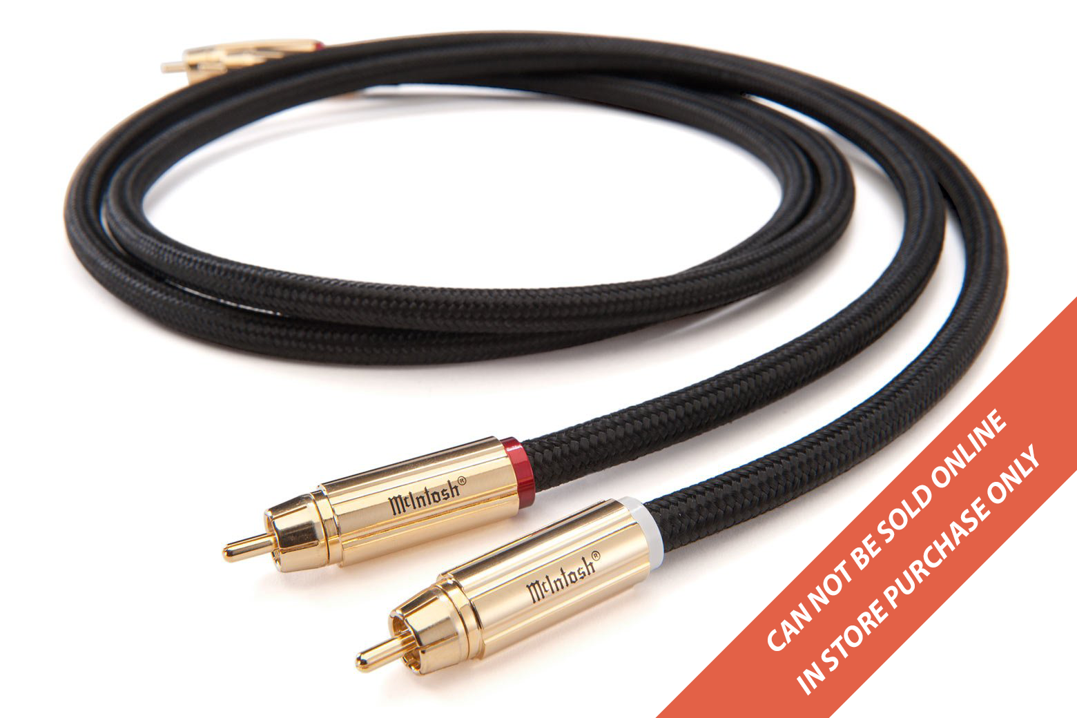 McIntosh Unbalanced Audio Cables - Sold as a Pair (In-Store Purchases Only & USD Pricing)