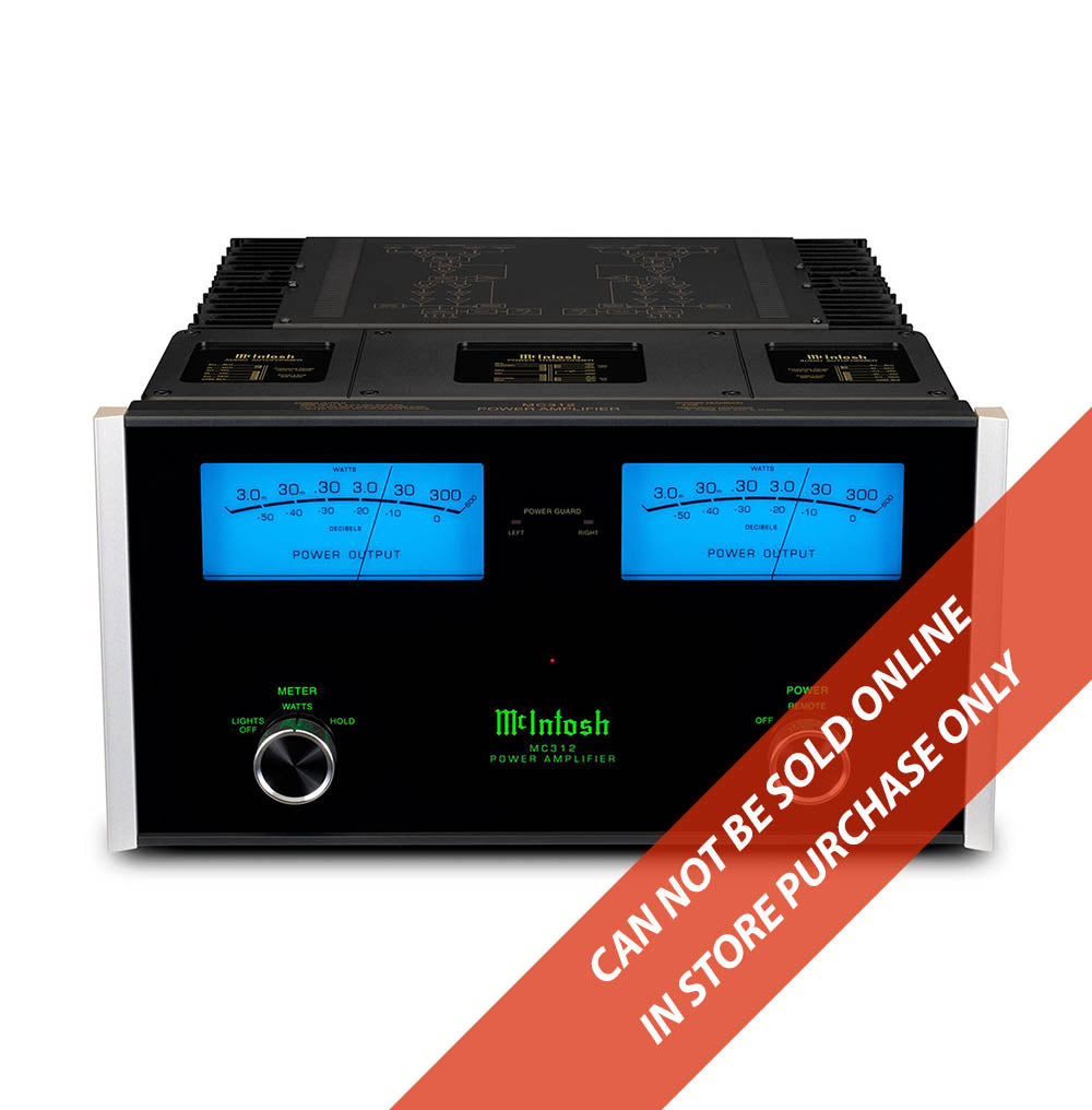 McIntosh MC312 Amplifier (In-Store Purchases Only) - Audio Excellence - {{ {{ product.product_type }} - McIntosh