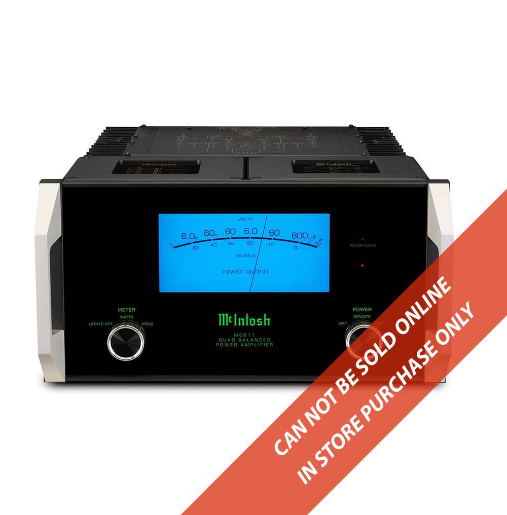 McIntosh MC611 Monoblock Amplifier (In-Store Purchases Only) - Audio Excellence - {{ {{ product.product_type }} - McIntosh