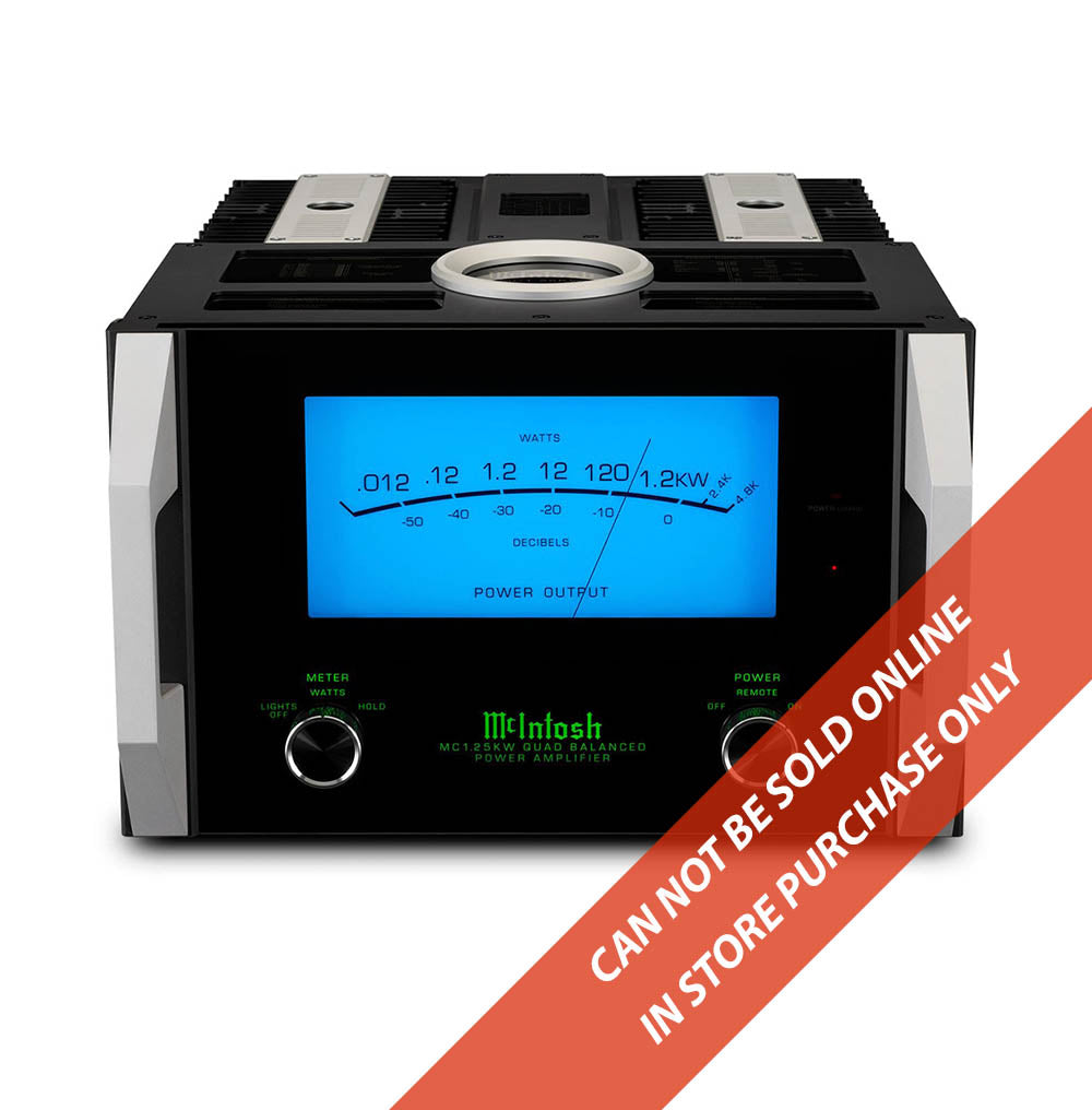 McIntosh MC1.25KW Mono Block Power Amplifier (In-Store Purchases Only) - Audio Excellence - {{ {{ product.product_type }} - McIntosh