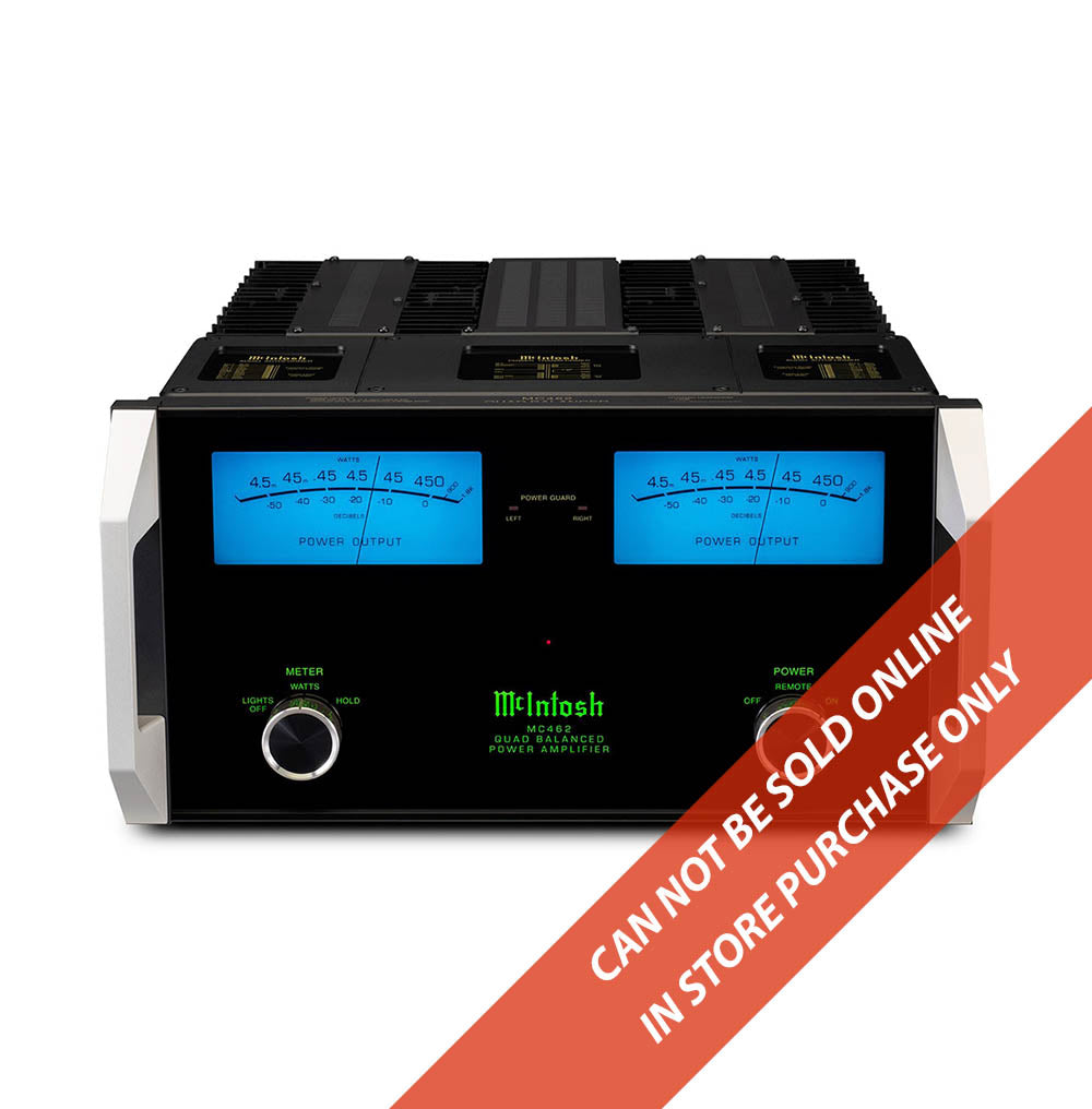 McIntosh MC462 Amplifier (In-Store Purchases Only) - Audio Excellence - {{ {{ product.product_type }} - McIntosh