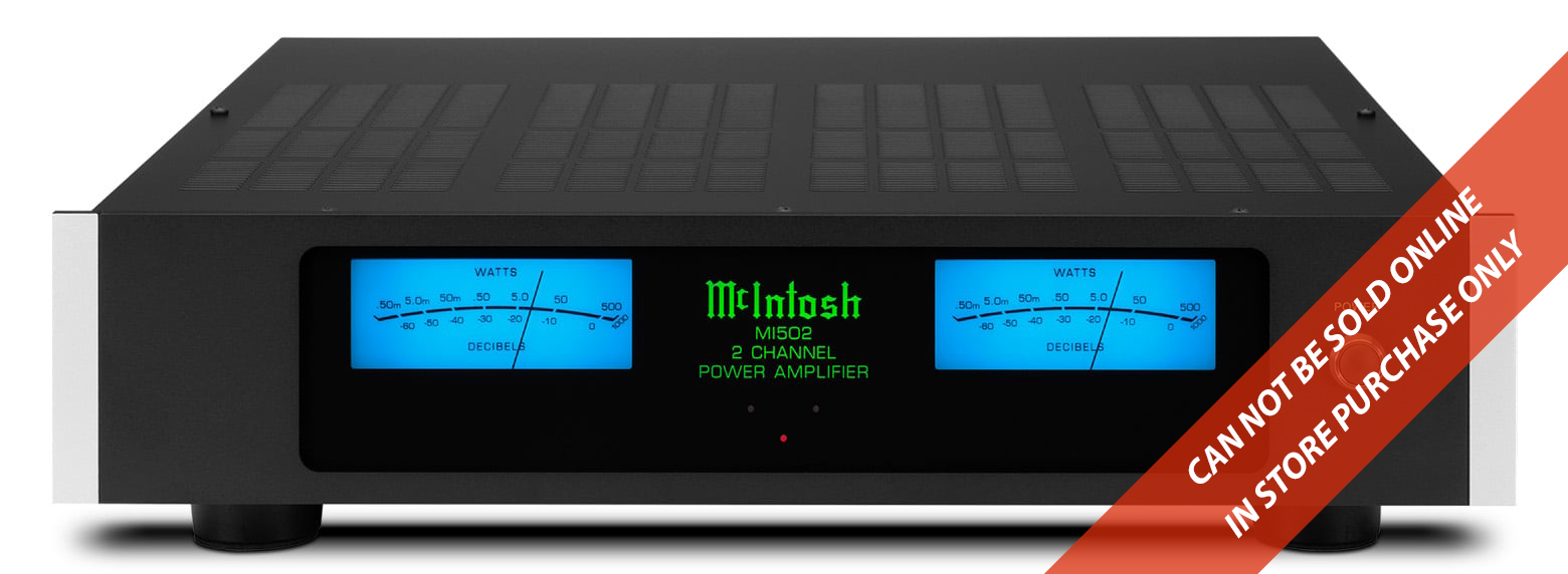 McIntosh MI502 2-Channel Digital Amplifier (In-Store Purchases Only）