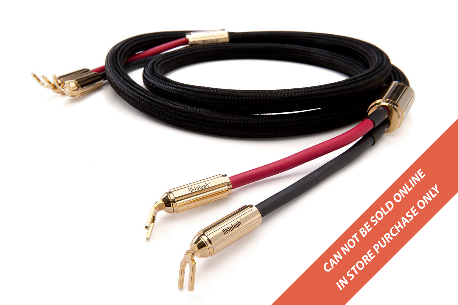McIntosh Speaker Cables- Sold as a Pair (In-Store Purchases Only & USD Pricing)