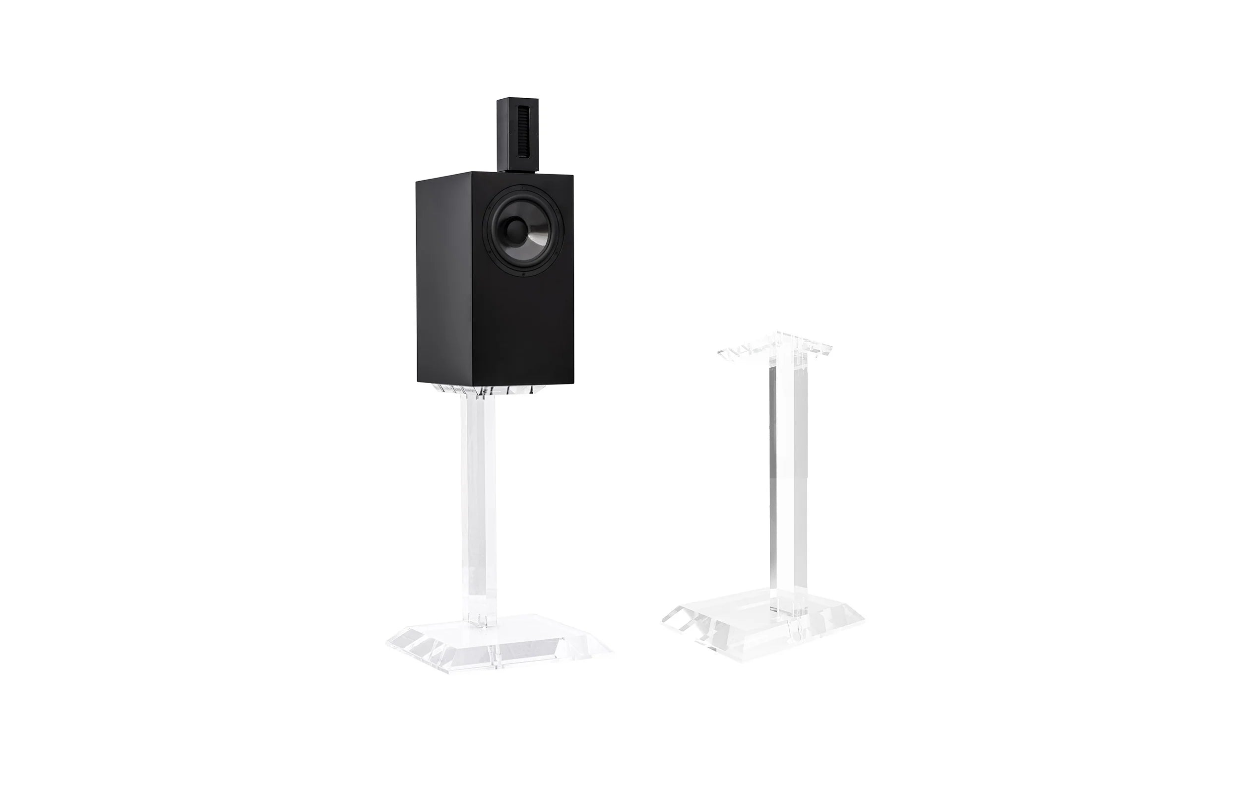 Daniel Hertz Speaker Stand Pair Art Grade European Plexiglass