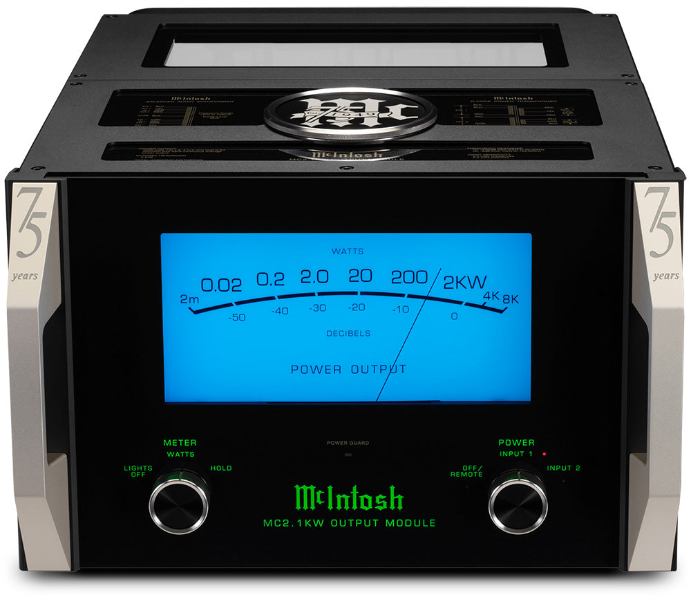 McIntosh Unveils the MC2.1KW Monoblock Amplifier: A Sonic Triumph in Celebration of 75 Years