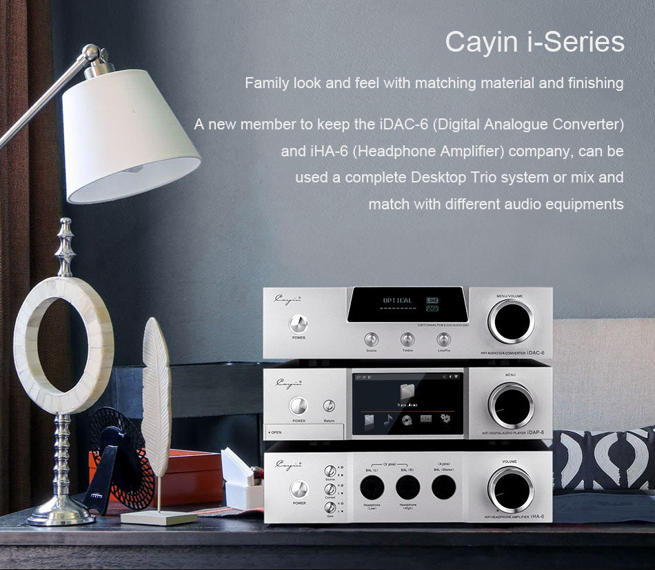 Cayin IDAP-6 Desktop Digital Transport (Silver)