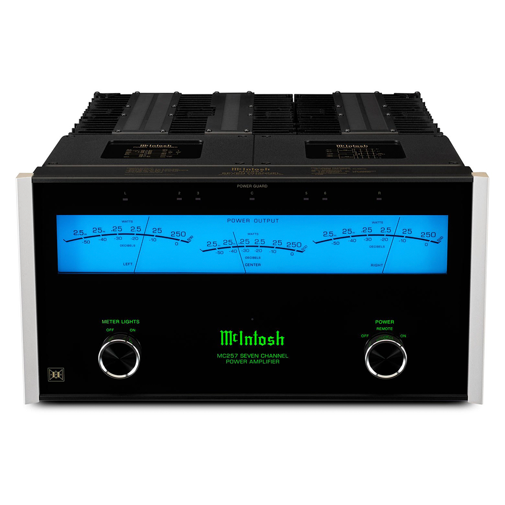 McIntosh MC257 7-Channel Home Theater Amplifier front