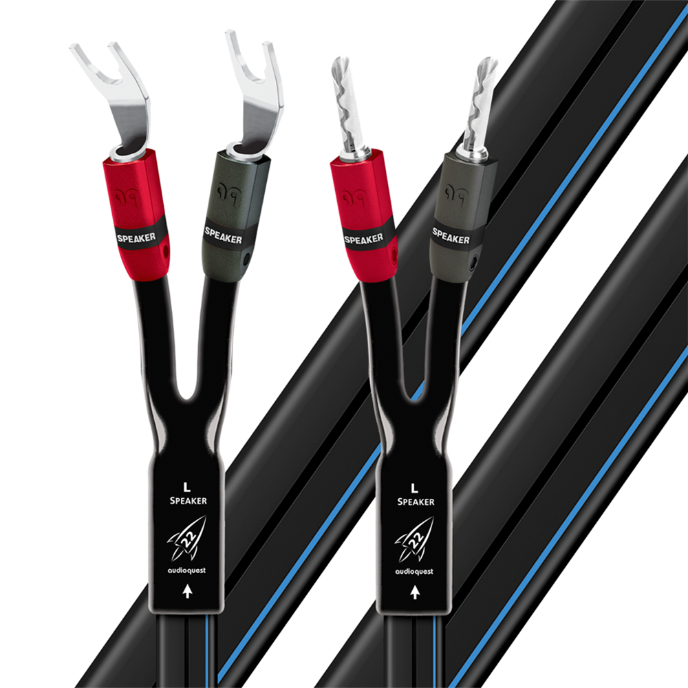 AudioQuest Rocket 22 Speaker Cable - Sold as a Pair