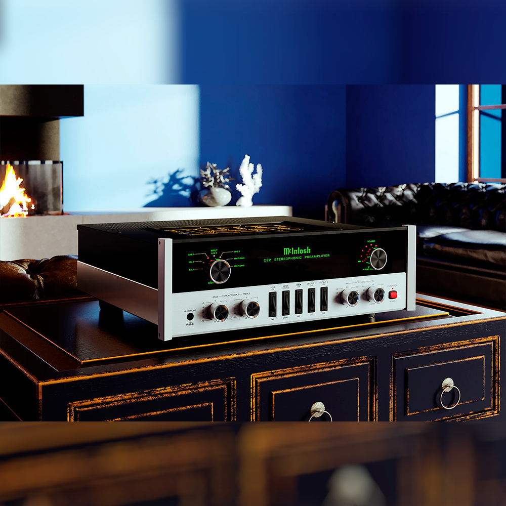McIntosh C22 Stereophonic Preamplifier table 