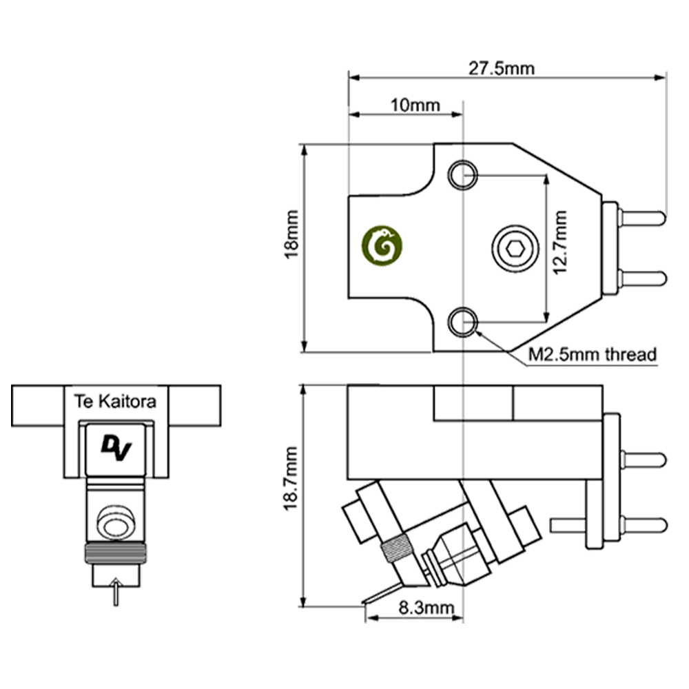 Dynavector Te Kaitora Rua MC Phono Cartridge