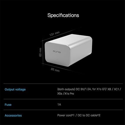 Aune XP2 Upgrade Power Supply DC 9V/1.5A, for aune X1s GT/ X8/ XC1/ X5s/ X1s Pro/Flamingo-BD (Call/Email For Availability)