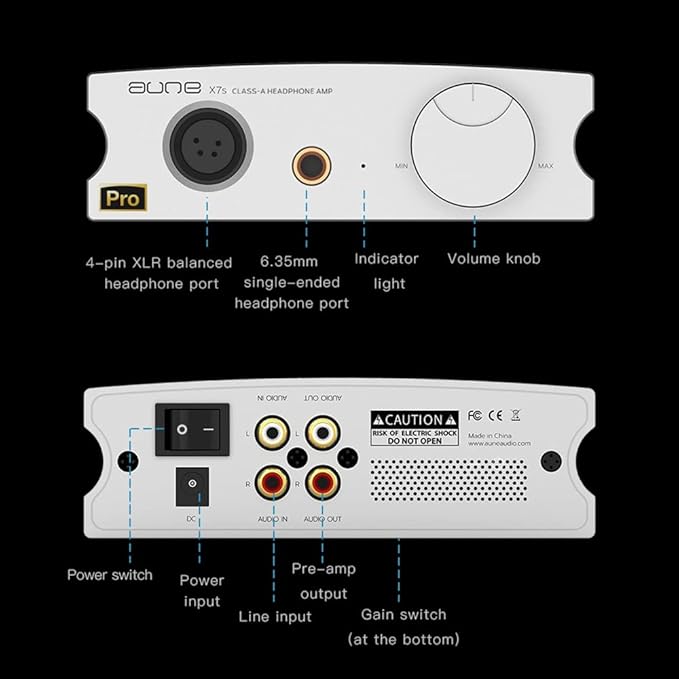 Aune X7s Pro Headphone Amp (Call/Email For Availability)