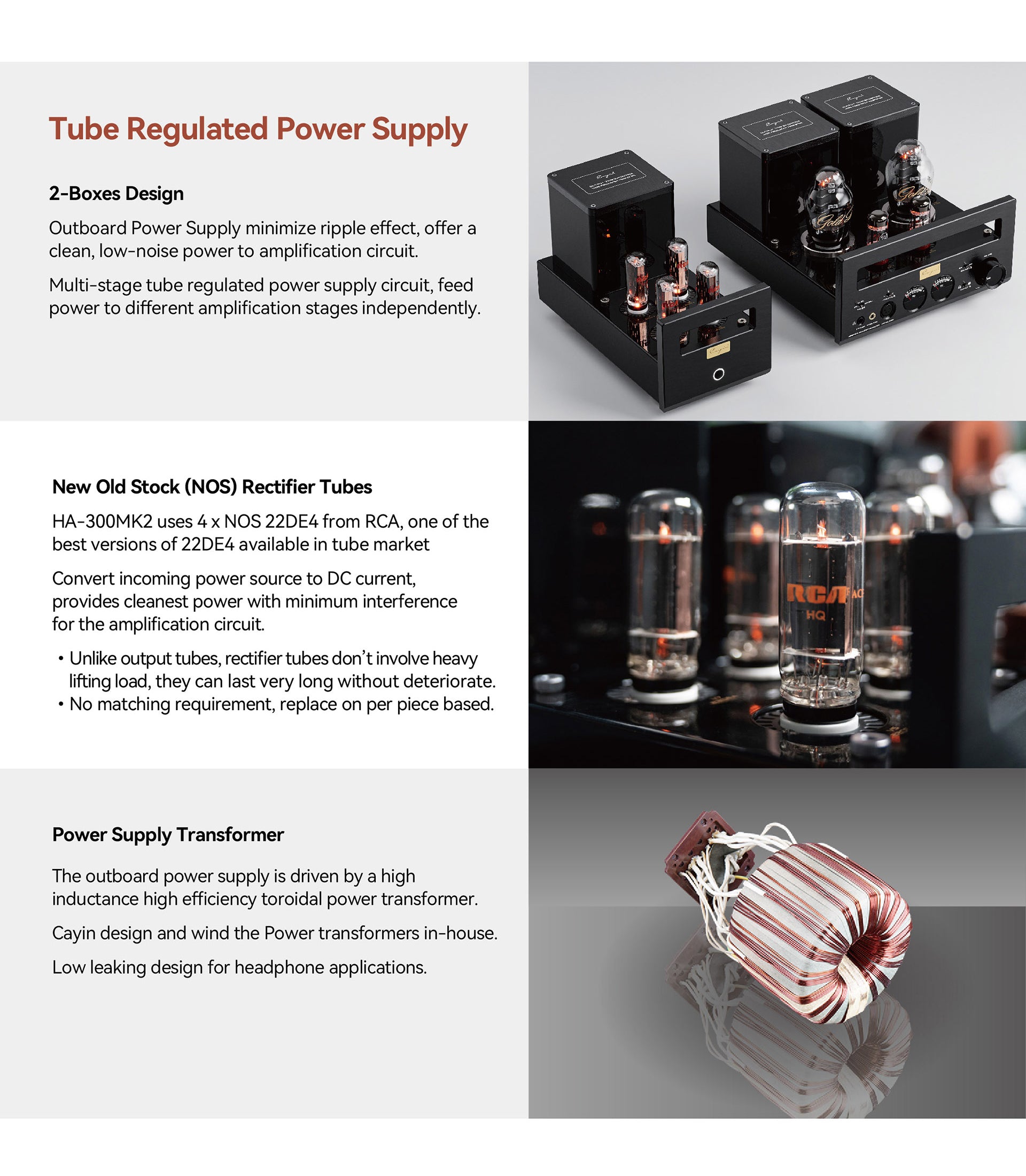 Cayin HA-300 MKII Flagship tube headphone amp Audio Excellence