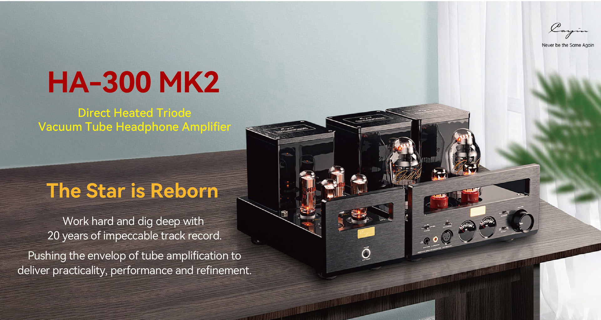 Cayin HA-300 MKII Flagship tube headphone amp (Call/Email For Availability)