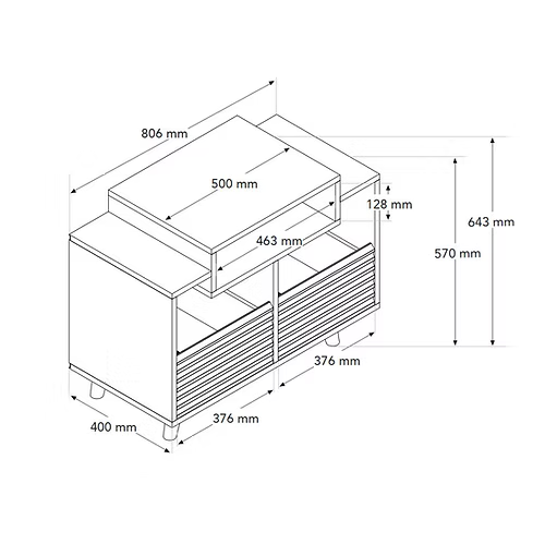 NorStone Oslo 800 31" Vinyl Cabinet (Call/Email For Availability)
