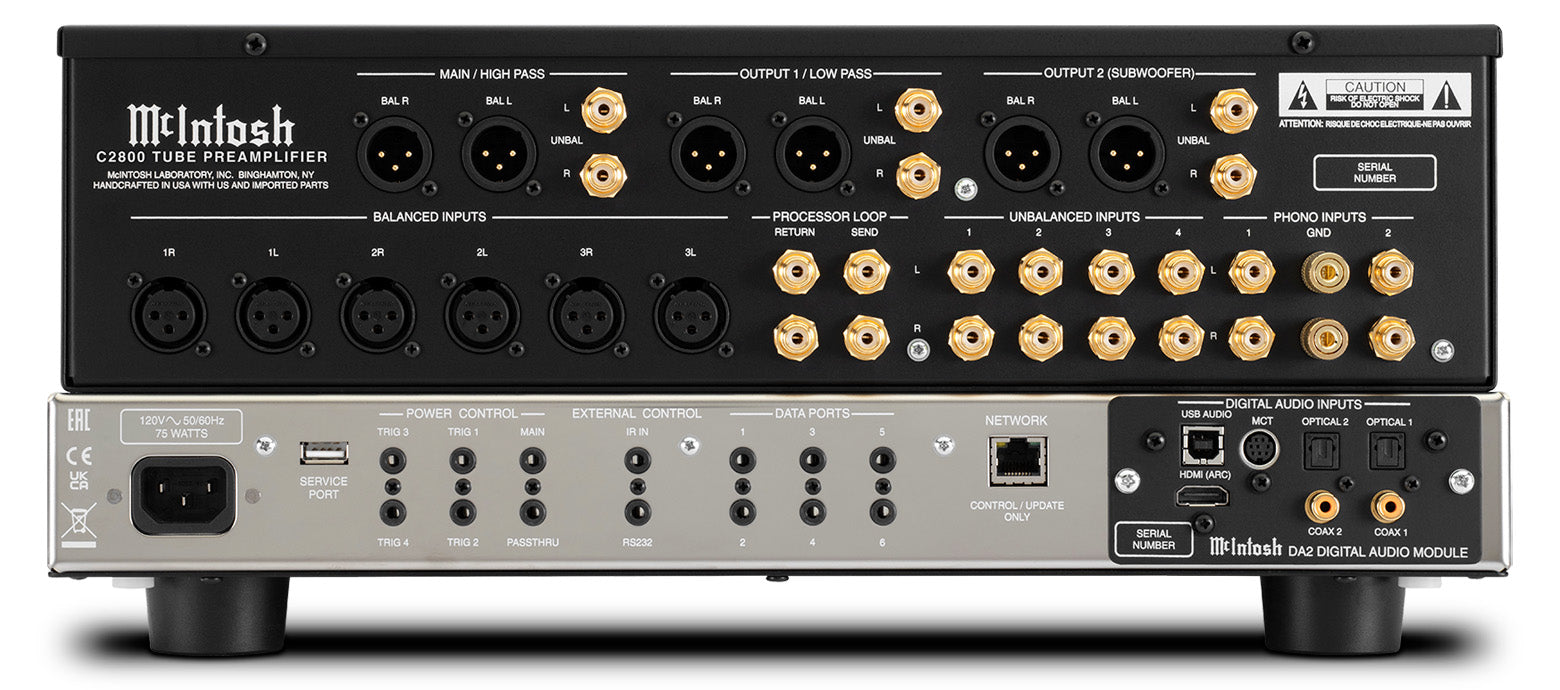 McIntosh C2800 2-Channel Vacuum Tube Preamplifier (In-Store Purchases Only)