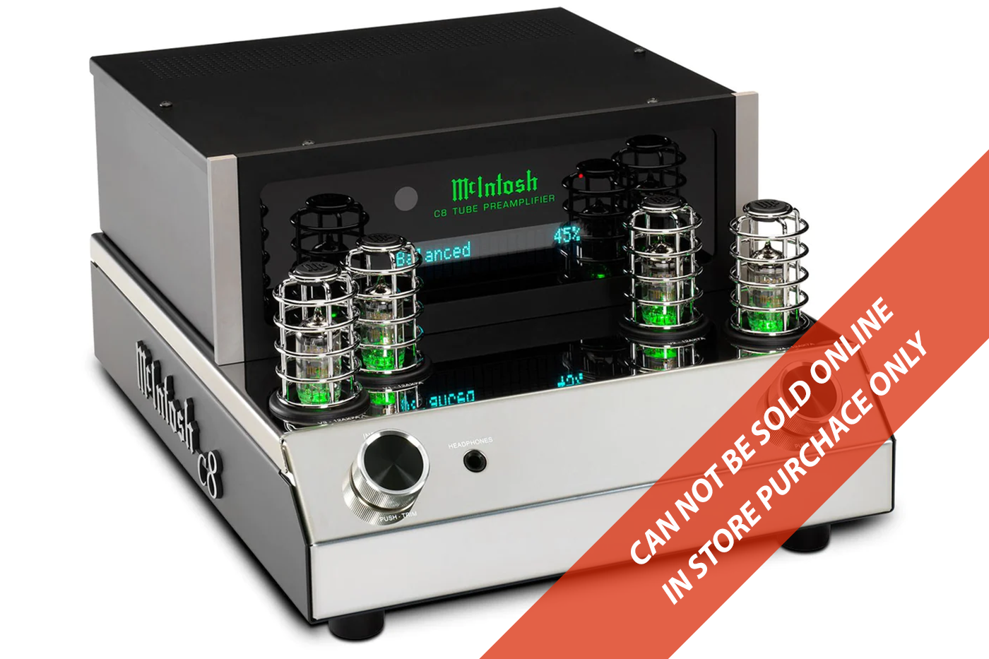 McIntosh C8 Stereo Preamplifier (In-Store Purchases Only & USD Pricing)