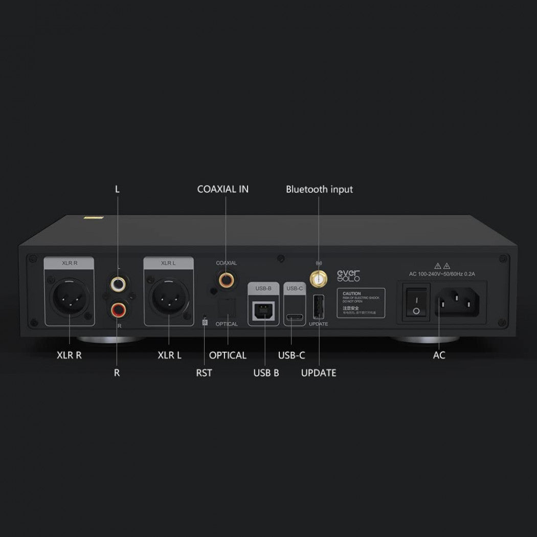 EverSolo DAC-Z8 Digital to Analog Converter with Headphone Amplifier (BACKORDERED)