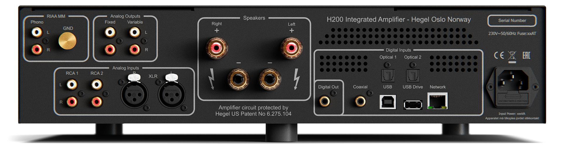 Hegel H200 Streaming Amplifier