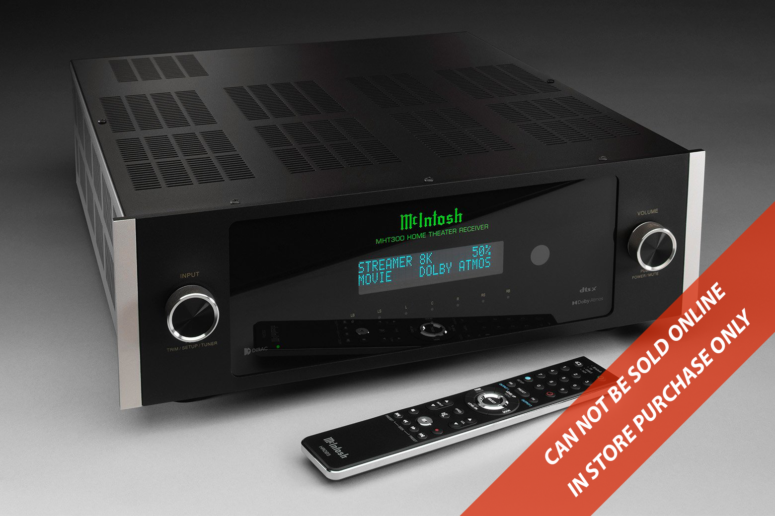 McIntosh MHT300 Home Theater Receiver (In-Store Purchases Only & USD Pricing)