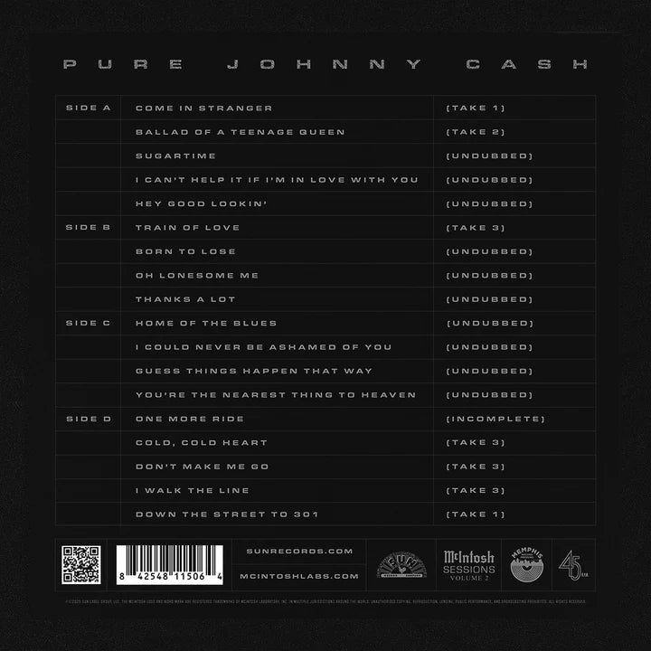 McIntosh SESSIONS Volume 2: Pure Johnny Cash