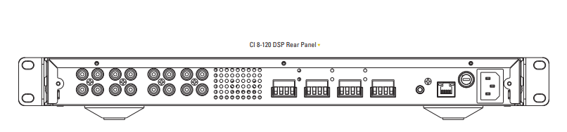 NAD CI 8-120 DSP Multi-Channel DSP, IP-Addressable Distribution Amplifier