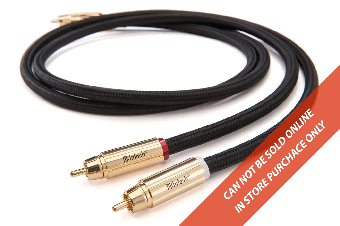 McIntosh Unbalanced Audio Cables - Sold as a Pair (In-Store Purchases Only & USD Pricing)