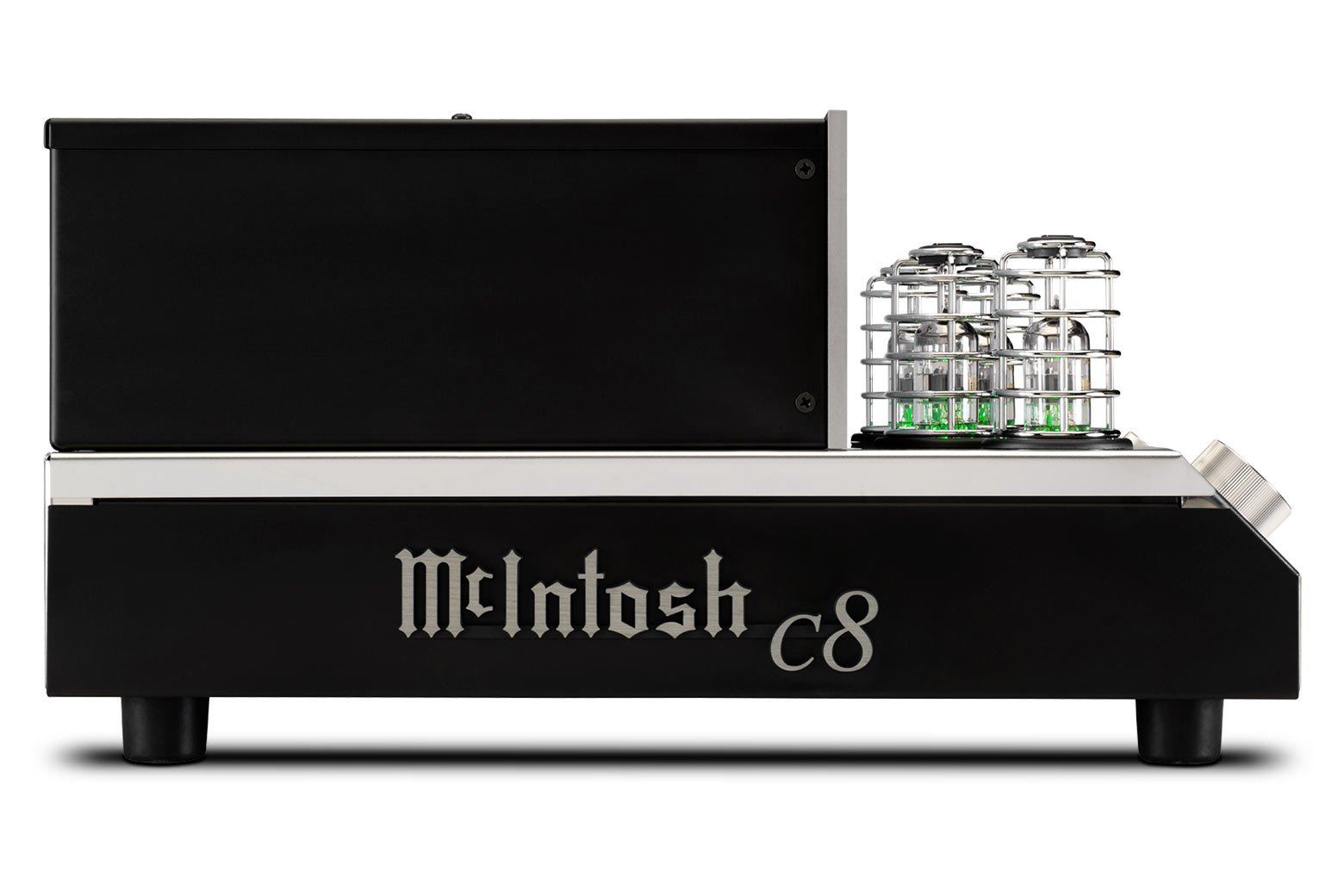 Mcintosh C8 Tube Preamplifier side angle 