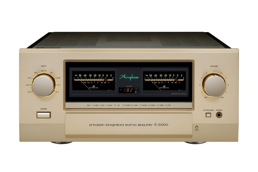 Accuphase E-6000 Class A/B Integrated Amplifier AVAILABLE DEC 2026 (In-Store Shopping Only)